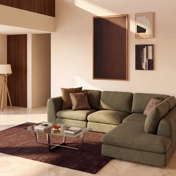 Kave Home Dřevěná stojací lampa Ubira 150 cm