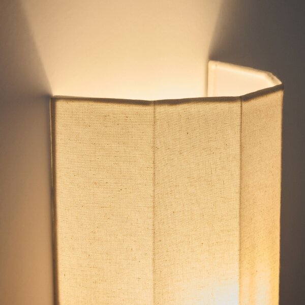 Kave Home Bílé nástěnné světlo Lumeni 20 cm