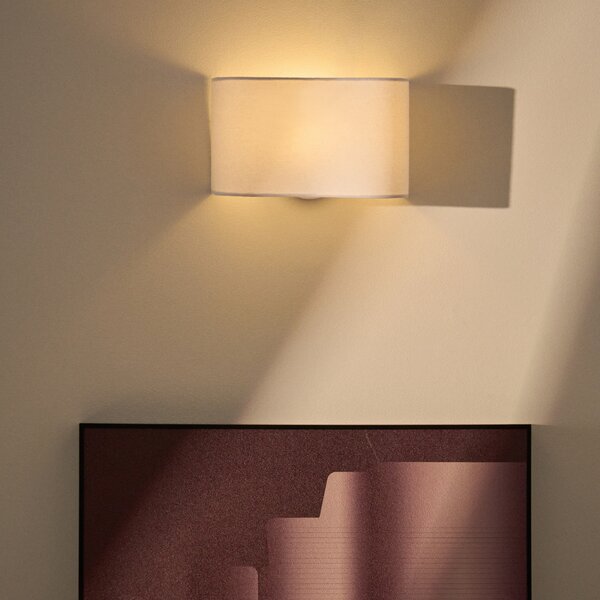 Kave Home Bílé nástěnné světlo Lumeni 25 cm