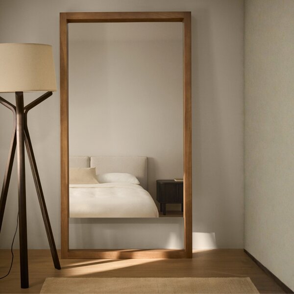 Kave Home Hnědá stojací lampa Ubira 150 cm