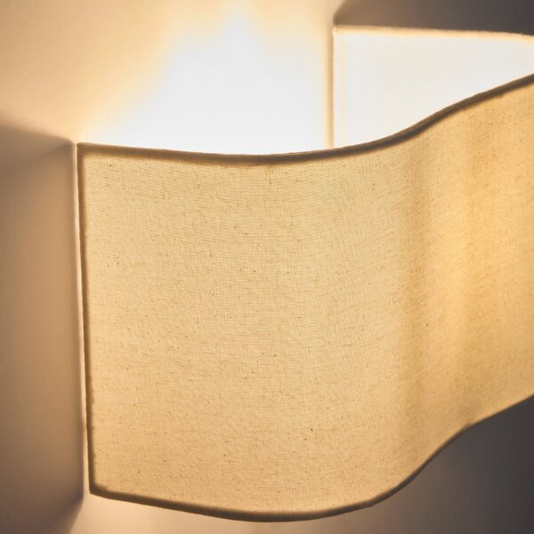 Kave Home Bílé nástěnné světlo Lumeni 25 cm