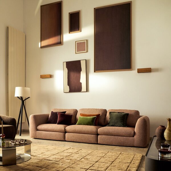 Kave Home Černá stojací lampa Ubira 150 cm