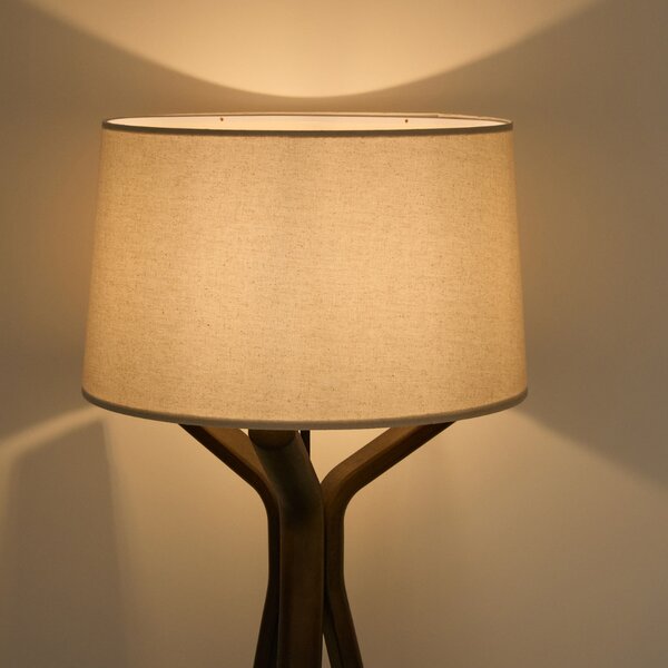 Kave Home Hnědá stojací lampa Ubira 150 cm