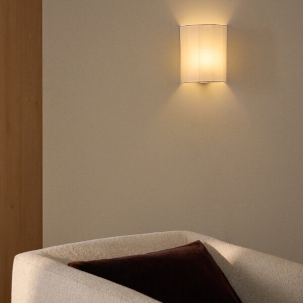 Kave Home Bílé nástěnné světlo Lumeni 20 cm