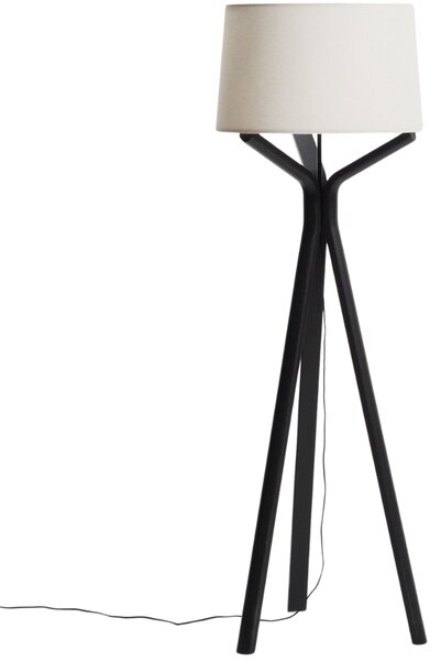 Kave Home Černá stojací lampa Ubira 150 cm