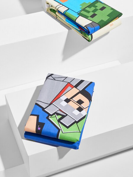 Sinsay - Souprava povlečení Minecraft - indigo