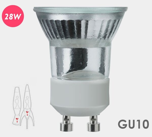 Mathmos žárovka pro lávovou lampu Astrobaby a Telstar, 28W halogen GU10 mini