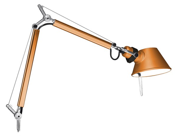 Artemide A010960 Tolomeo Micro halo Table, tělo lampy, 1x46W E14, oranžová
