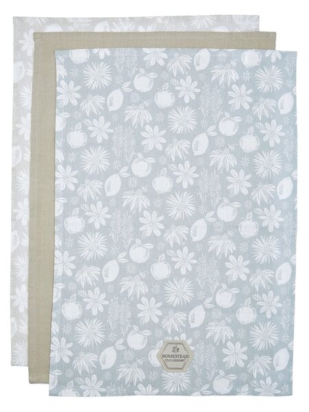 Bavlněné utěrky v sadě 3 ks 45x65 cm Homestead – Cooksmart ®