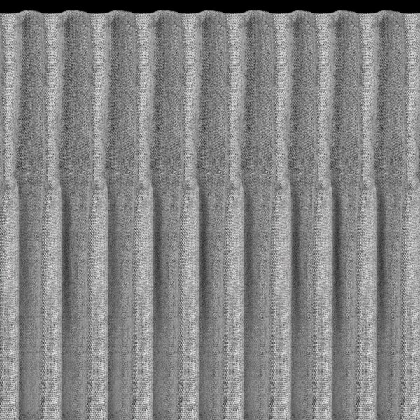 ZATEMŇOVACÍ ZÁVĚS (100%) NA PÁSCE ZOEY 140X270 CM STŘÍBRNÝ