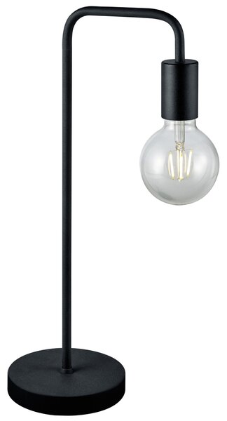 Trio 508000132 Diallo, industriální černá stolní lampa s vypínačem, 1x42W E27, výška 51cm