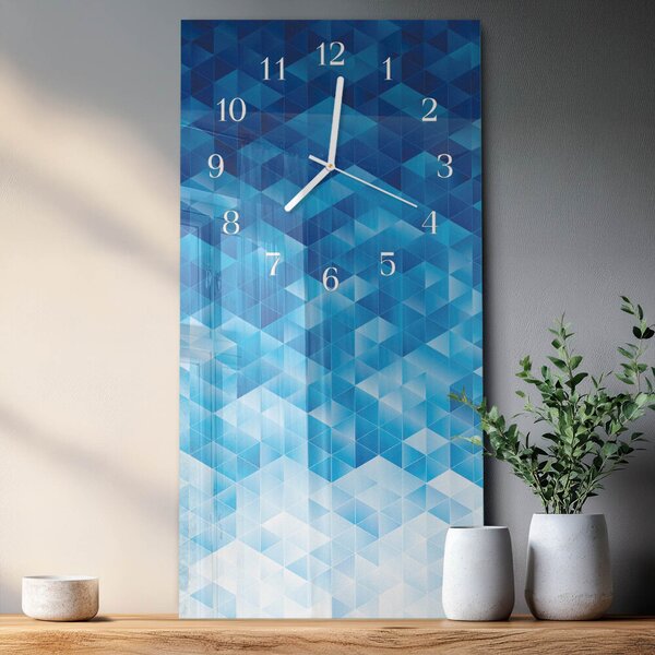 Skleněné hodiny vertikální Vzor zsppb-30x60-00082620