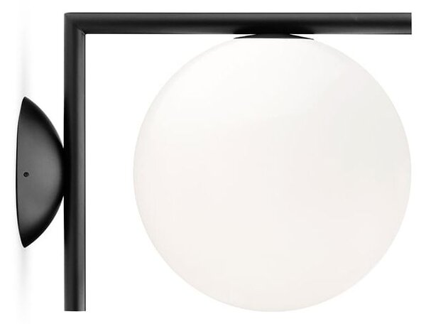 Flos F3178030 IC Lights C/W1, designové svítidlo, 1x60W E14, černá, Ø 20cm