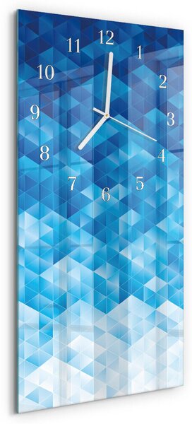 Skleněné hodiny vertikální Vzor zsppb-30x60-00082620