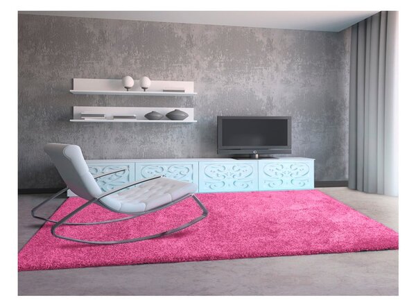 Růžový koberec Universal Aqua Liso, 57 x 110 cm