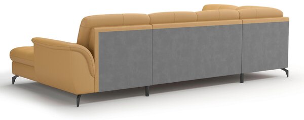 SEDACÍ SOUPRAVA, textil, kůže, curry žlutá Sit & More - Sedací soupravy, Online Only