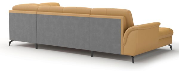SEDACÍ SOUPRAVA, textil, kůže, curry žlutá Sit & More - Sedací soupravy, Online Only
