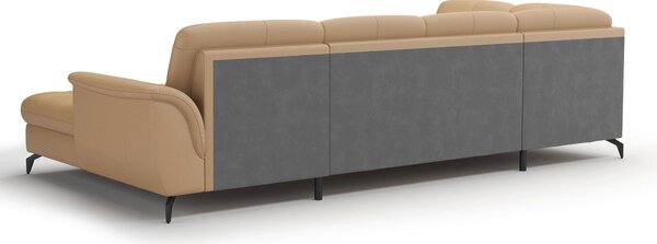 SEDACÍ SOUPRAVA, textil, kůže, cappuccino Sit & More - Sedací soupravy, Online Only