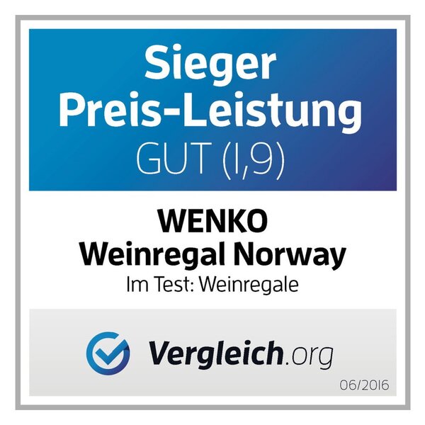 Dřevěný stojan na víno počet lahví 12 Norway – Wenko