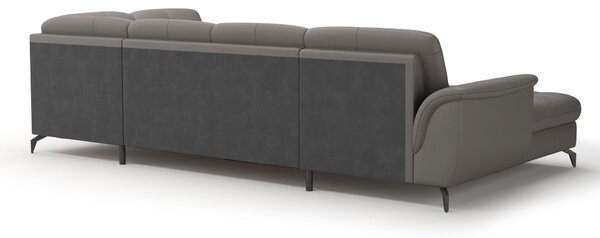 SEDACÍ SOUPRAVA, textil, kůže, mokka Sit & More - Sedací soupravy, Online Only