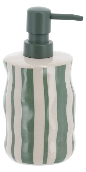 Dávkovač mýdla Nola, kombinace barev/se zelenými prvky, 350 ml