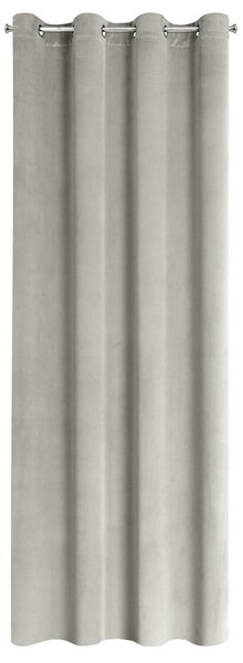ZATEMŇOVACÍ ZÁVĚS NA KROUŽCÍCH ANTARA 140X270 CM ŠEDÁ