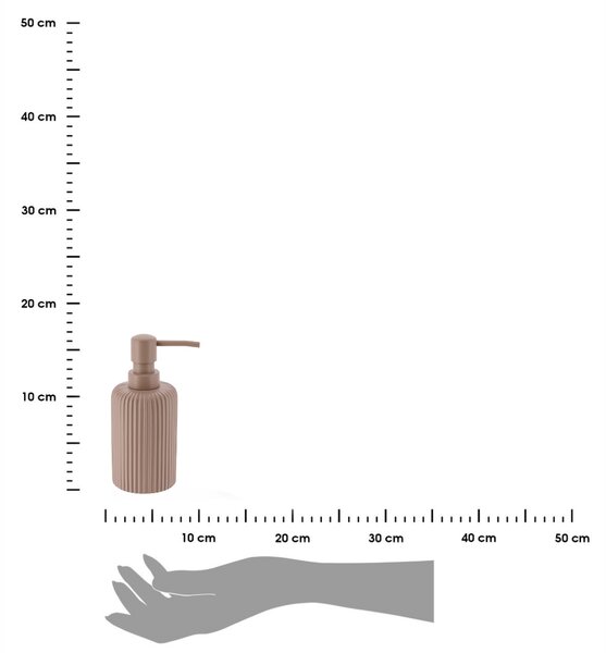 Dávkovač mýdla Sida, béžová, 230 ml