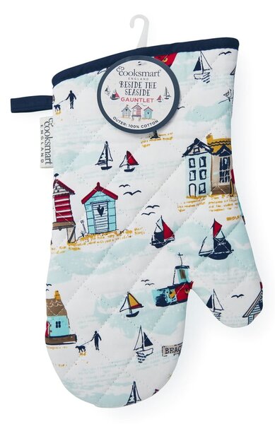Bavlněná kuchyňská rukavice Cooksmart ® Beside The Seaside