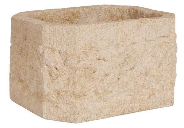 Osmihranný květináč z umělého pískovce 20cm