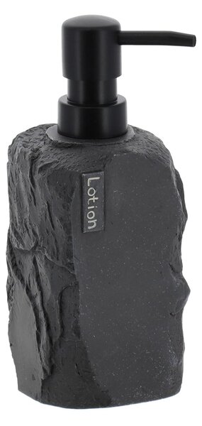 Dávkovač mýdla Paola, černá/s černými prvky, 400 ml