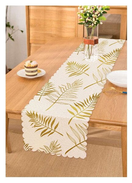 Běhoun na stůl 45x140 cm Leaves – Minimalist Cushion Covers