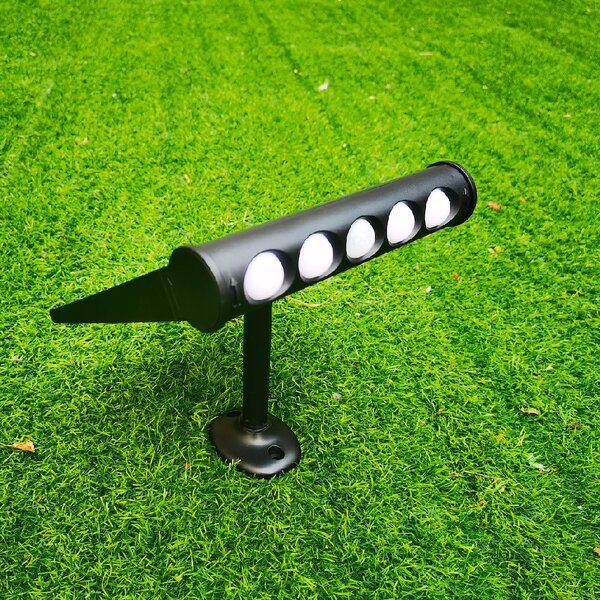 Exteriérové ​​solární LED svítidlo Talent, 4x LED 8w, černá, pohybový senzor