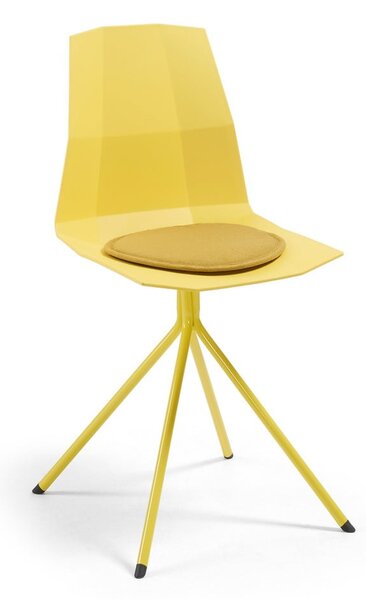 Žlutý podsedák Kave Home Stick