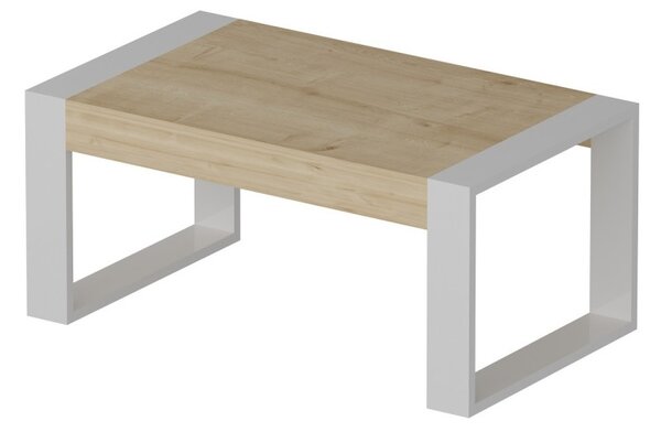 Kalune Design Konferenční stolek Retro dub/bílý