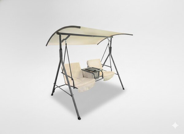 Zahradní houpačka PREMIUM béžová KRE6779