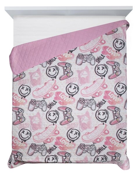 DĚTSKÝ PŘEHOZ NA POSTEL D91 KID 17 170X210 CM VZOROVANÁ