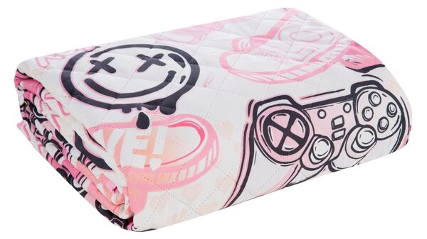 DĚTSKÝ PŘEHOZ NA POSTEL D91 KID 17 170X210 CM VZOROVANÁ