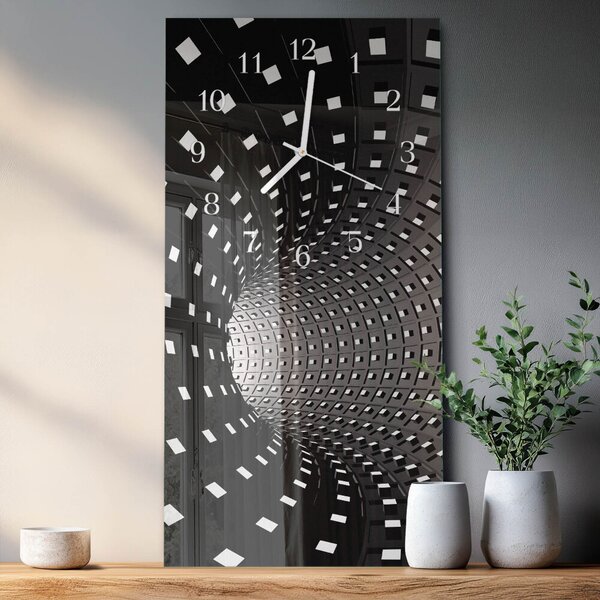 Skleněné hodiny vertikální Tunel zsppb-30x60-00079090