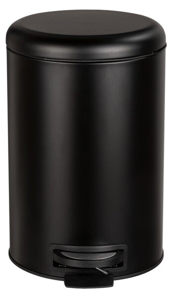 Černý odpadkový koš Wenko Leman Easy Close, 20 l