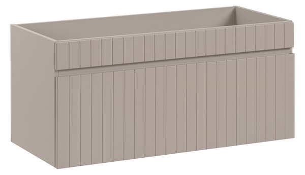 COMAD Závěsná skříňka pod umyvadlo - ICONIC 82-100 cashmere, šířka 100 cm, kašmírová