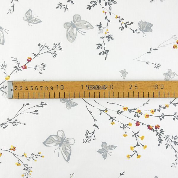 Ervi Bavlněná látka/plátno š.240cm - romantický vzor č.23515-3, metráž