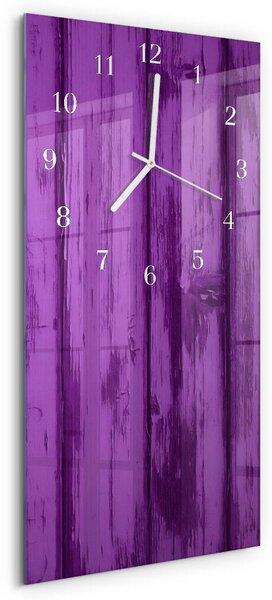 Skleněné hodiny vertikální Dřevo zsppb-30x60-00085008