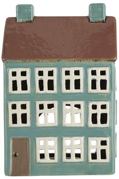 IB Laursen Nyhavn 1 Dormer Window Ceramic House -Tealight holder