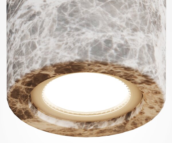 Maytoni Designové stropní svítidlo BASIC TEXTURE, ø 70 mm, GU10 Barva: Černá