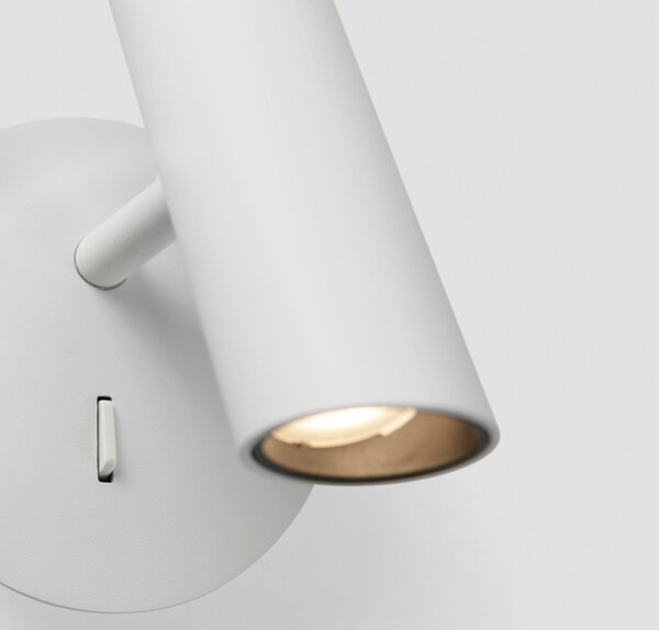 FARO LED nástěnná lampa LEO, d. 16 cm, 2700K, 3,5W Barva: Bílá