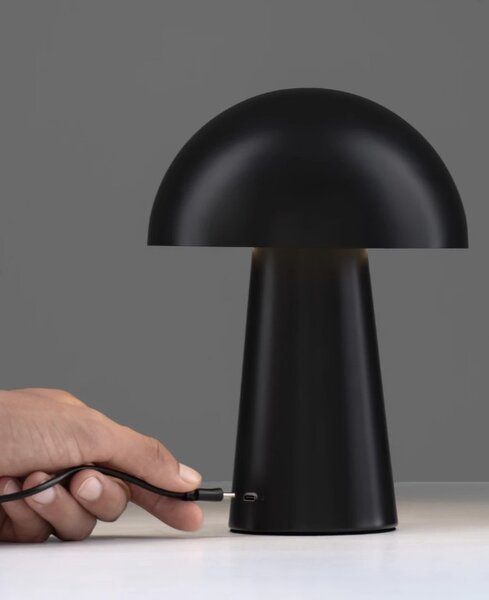 Nova Luce Stolní nabíjecí lampa ANDE, ø 16 cm Barva: Červená