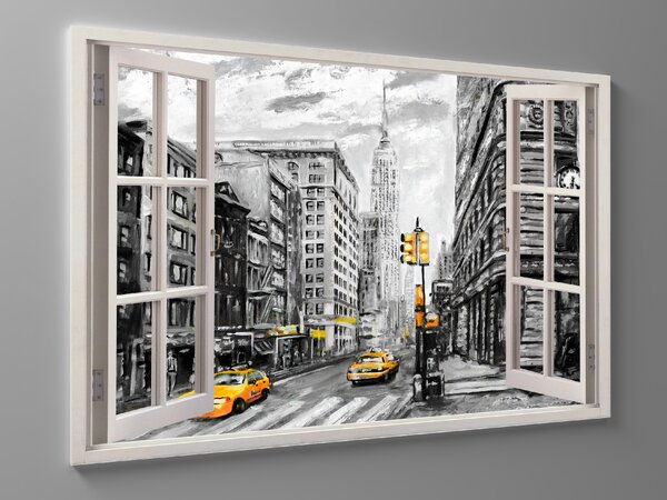 Liox New York žluté taxi Rozměr: 100 x 65 cm