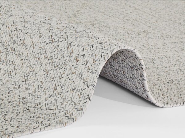 Bílý/béžový venkovní koberec běhoun 200x80 cm - NORTHRUGS
