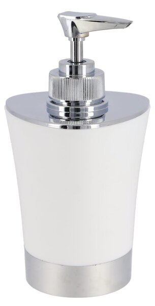 Dávkovač mýdla Cuesta, bílá/s chromovými prvky, 280 ml