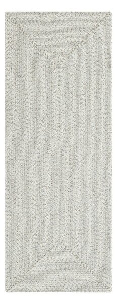 Bílý/béžový venkovní koberec běhoun 200x80 cm - NORTHRUGS